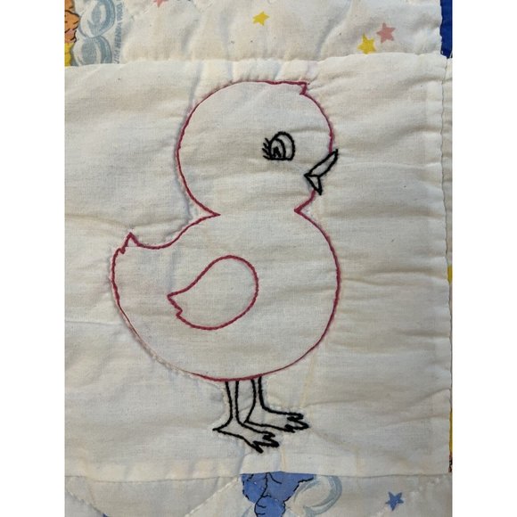 Handmade Sesame Street Blanket Embroidered Animals Baby Blanket - Picture 10 of 16